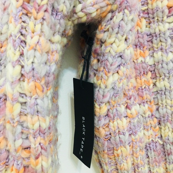 Black Tape mock neck sweater - Picture 2 of 6